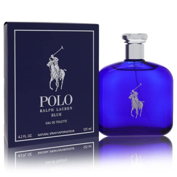 Polo Blue by Ralph Lauren for Men, Eau De Toilette Natural Spray, 4.2 Ounce